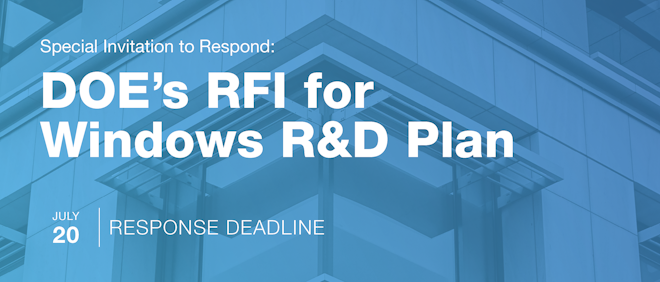 DOE's RFI for Windows R&D Plan