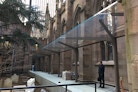 Figure 10 View of Trinity Church glass canopy