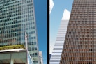 Lever House and Seagram building side-by-side