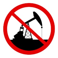 "no" symbol over oil pump