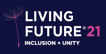 Living Future '21 Inclusion + Unity Logo