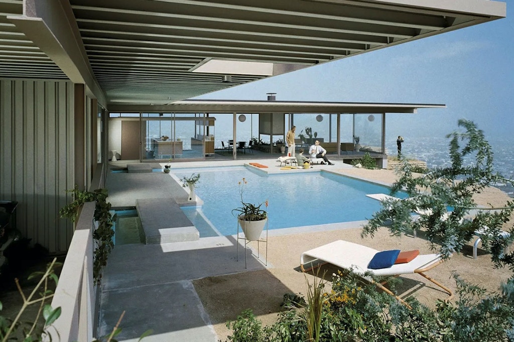 Figure 5: CSH No. 22, Stahl House, Pierre Koenig, Architect, West Hollywood, CA, 1959-60. Julius Shulman, photographer, 1960.